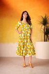 Cyraa By Nnk4509 Vichritra Silk With Floral Printed Frock Online Wholesale